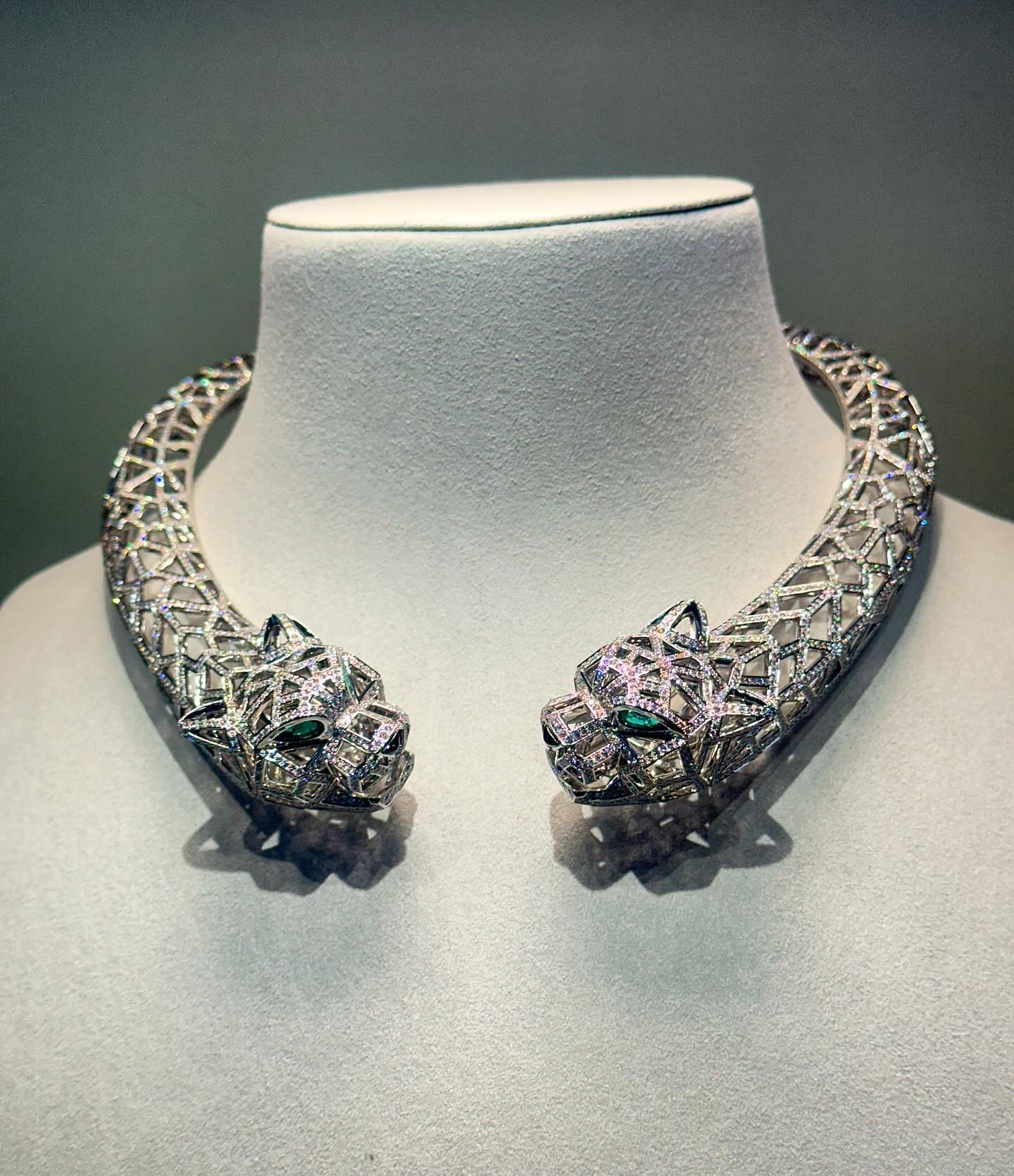Panthere de Cartier high jewelry necklace